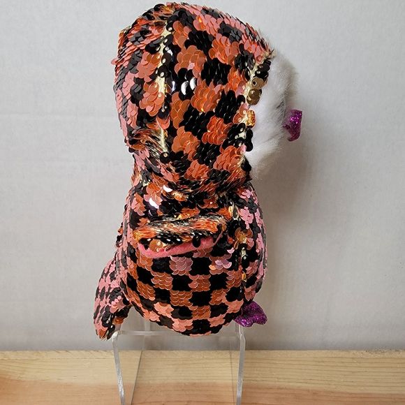 Ty Flippables 'Checks' Owl 6" NWT - Picture 4 of 6